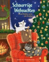 Christine Auer - Schnurrige Weihnachten - Bo und Flöckchen warten aufs Christkind, Inbunden