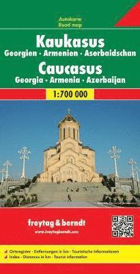 bokomslag Caucasus - Georgia - Armenia - Azerbaijan Road Map 1:700 000