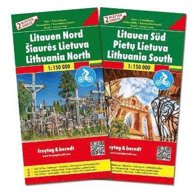 bokomslag Lithuania East + West + cycling paths