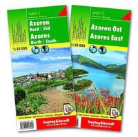 bokomslag Azores walking & cycling map set
