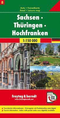 bokomslag Saxony - Thuringia - High Franconia