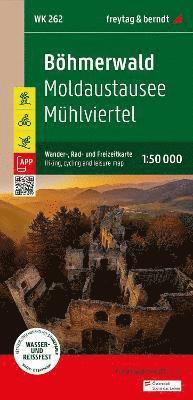 bokomslag Böhmerwald, Wander-, Rad- und Freizeitkarte 1:50.000, freytag & berndt, WK 262