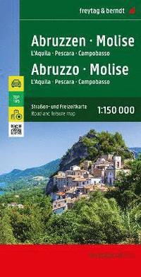 bokomslag Abruzzo - Molise - Road and leisure map