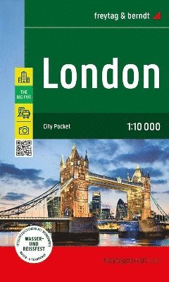 bokomslag London City Pocket Map