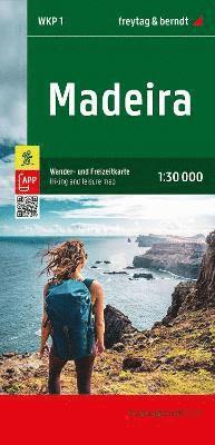 bokomslag Madeira Hiking, Cycling & Leisure Map