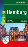 bokomslag Hamburg, Stadtplan 1:10.000, freytag & berndt