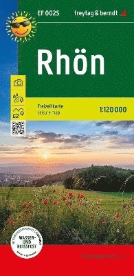 bokomslag Rhon Mountains Leisure Map
