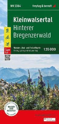 bokomslag Kleinwalsertal Hiking, Cycling & Leisure Map
