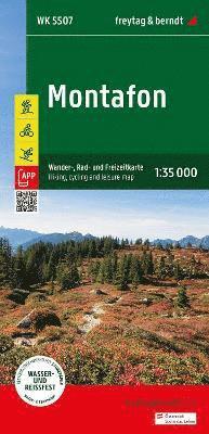 bokomslag Montafon Hiking, Cycling & Leisure Map