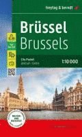 bokomslag Brüssel, Innenstadtplan 1:10.000, freytag & berndt