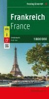 bokomslag Frankreich, Straßenkarte 1:800.000, freytag & berndt