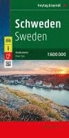 bokomslag Schweden, Straßenkarte 1:600.000, freytag & berndt