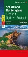 bokomslag Schottland - Nordengland, Autokarte 1:400.000, freytag & berndt