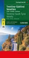bokomslag Trentino-Südtirol - Venetien, Straßen- und Freizeitkarte 1:200.000, freytag & berndt