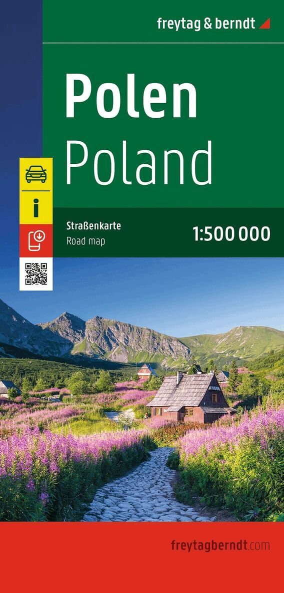 freytag & berndt - Poland Road Map, Häftad. Tillgänglighet: Lägg i varukorg