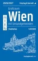 freytag & berndt Stadtatlas Wien Großraum, Städteatlas 2026/2027 1:20.000, Häftad. Tillgänglighet: Lägg i varukorg