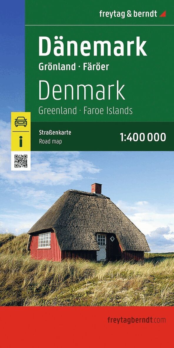 freytag & berndt - Denmark - Greenland - Faroe Islands, Road Map 1:400.000, Häftad. Tillgänglighet: Lägg i varukorg