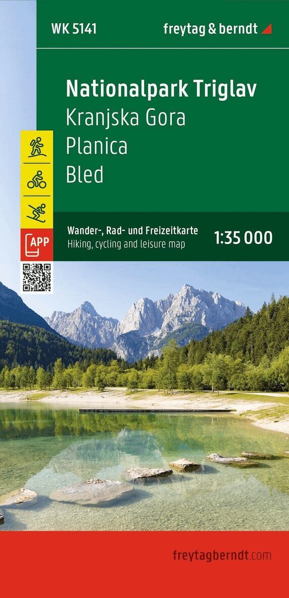 freytag & berndt - National Park Triglav Hiking, Cycling and Leisure Map, Häftad. Tillgänglighet: Lägg i varukorg