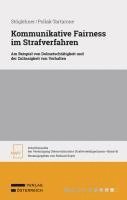 bokomslag Kommunikative Fairness im Strafverfahren