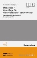 bokomslag Menschen - Grundlage für Wirtschaftskraft und Vorsorge