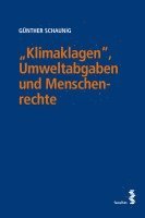 bokomslag 'Klimaklagen', Umweltabgaben und Menschenrechte