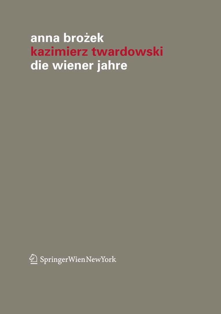Anna Brozek - Kazimierz Twardowski, Häftad