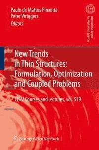 bokomslag New Trends in Thin Structures: Formulation, Optimization and Coupled Problems