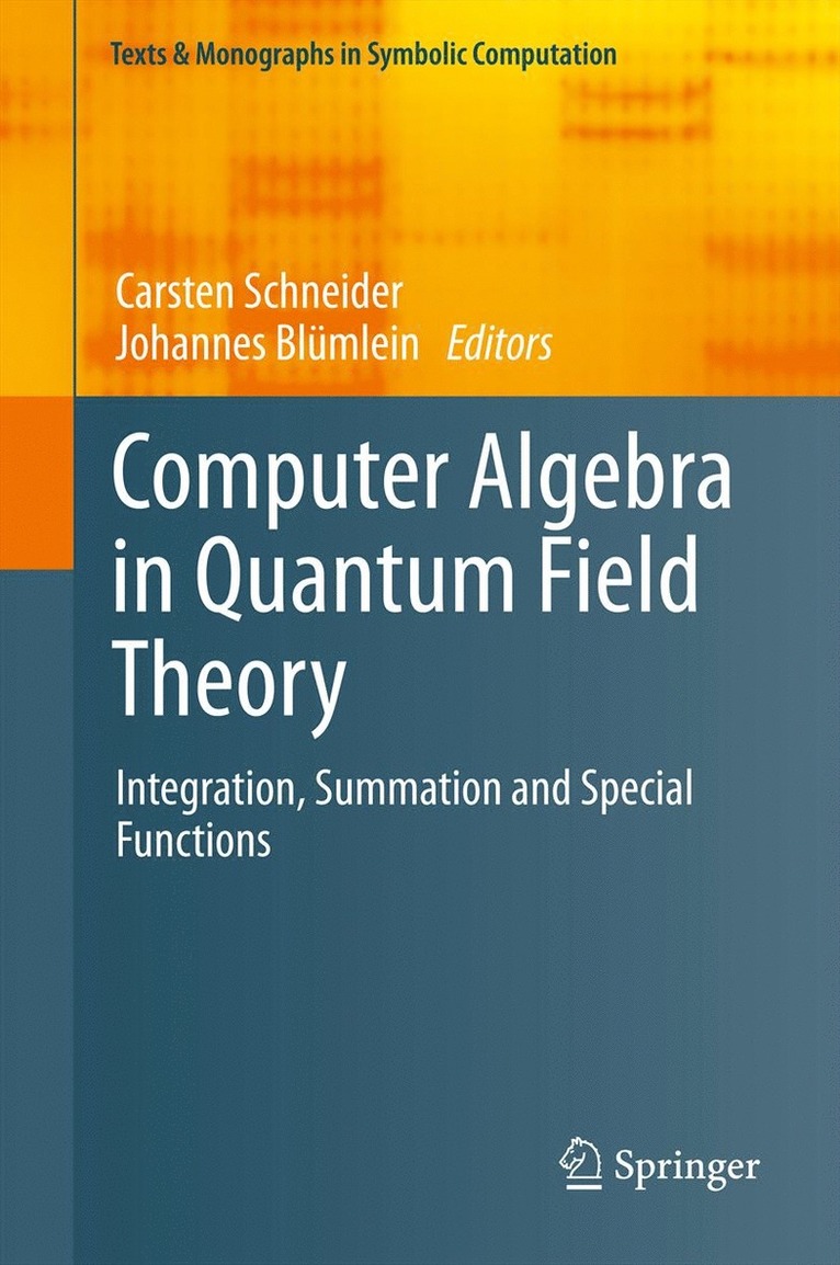 Carsten Schneider, Johannes Blümlein - Computer Algebra in Quantum Field Theory, Inbunden