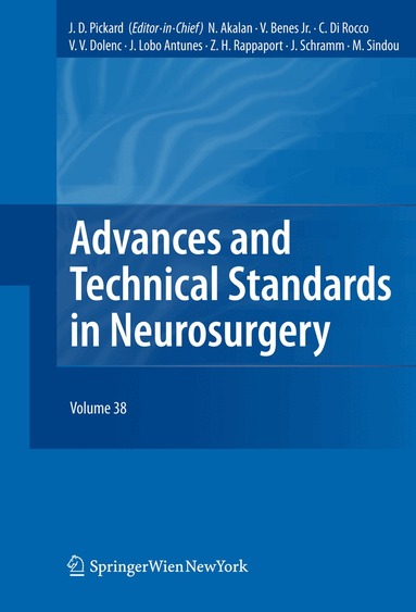 John D. Pickard, Nejat Akalan, Vladimir Benes, Concezio Di Rocco, Vinko V. Dolenc, J. Lobo Antunes, Johannes Schramm, Marc Sindou, Z. Harry Rappaport - Advances and Technical Standards in Neurosurgery, Häftad