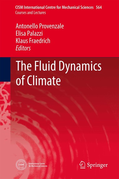 Antonello Provenzale, Elisa Palazzi, Klaus Fraedrich - Fluid Dynamics of Climate, Inbunden