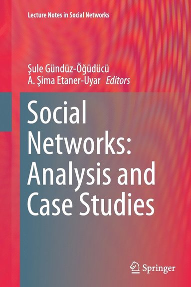 bokomslag Social Networks: Analysis and Case Studies