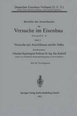 bokomslag Berichte des Ausschusses fr Versuche im Eisenbau