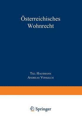 bokomslag sterreichisches Wohnrecht