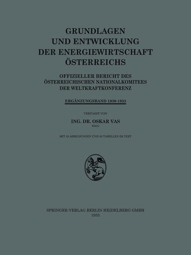 bokomslag Grundlagen und Entwicklung der Energiewirtschaft sterreichs