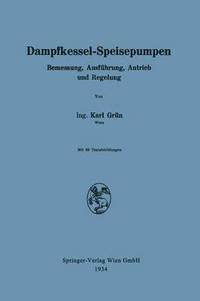 bokomslag Dampfkessel-Speisepumpen