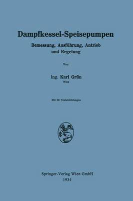 bokomslag Dampfkessel-Speisepumpen