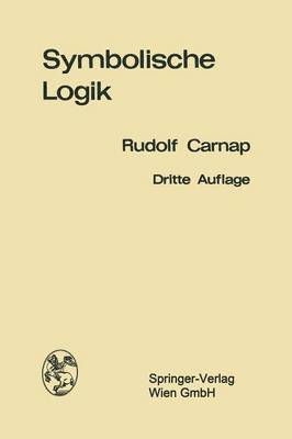 Rudolf Carnap - Einführung in die symbolische Logik, Häftad