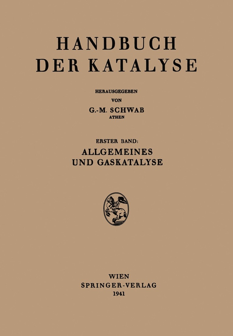 Allgemeines und Gaskatalyse 1