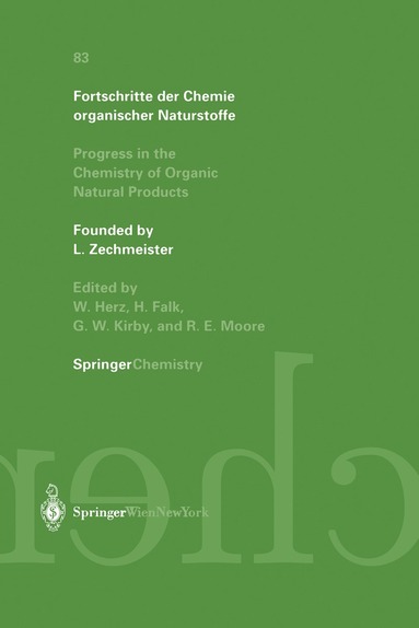 bokomslag Fortschritte der Chemie organischer Naturstoffe