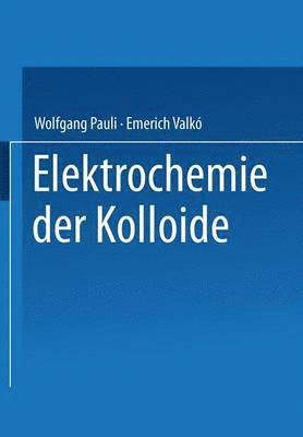 bokomslag Elektrochemie der Kolloide