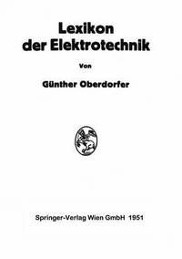 bokomslag Lexikon der Elektrotechnik