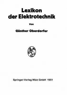 Lexikon der Elektrotechnik 1