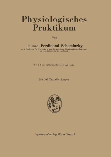 bokomslag Physiologisches Praktikum