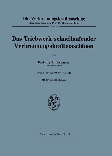 bokomslag Das Triebwerk schnellaufender Verbrennungskraftmaschinen