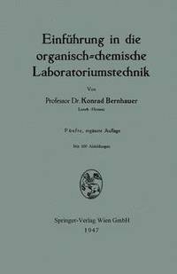 bokomslag Einfhrung in die organisch-chemische Laboratoriumstechnik