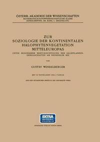 bokomslag Zur Soziologie der Kontinentalen Halophytenvegetation Mitteleuropas