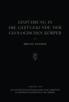 bokomslag Einfhrung in die Gefgekunde der Geologischen Krper