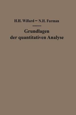 bokomslag Grundlagen der quantitativen Analyse