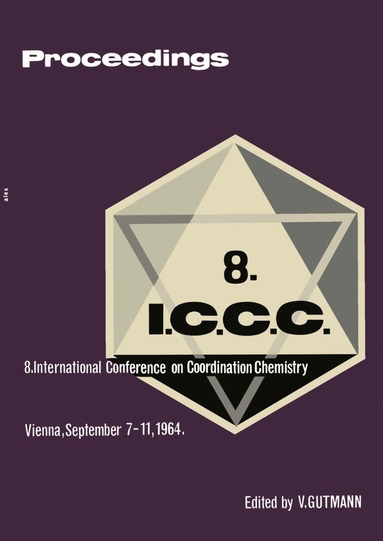 bokomslag Proceedings of the 8th International Conference on Coordination Chemistry