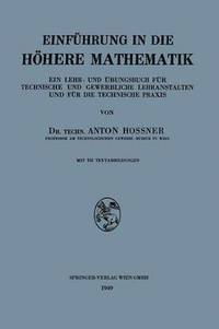 bokomslag Einfhrung in die Hhere Mathematik